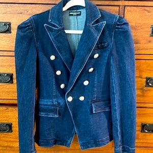 Generation love puff sleeve denim blazer/jacket